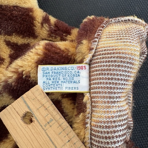 Vintage Dakin 1985 Plush Giraffe Golf Cover Puppet 11" - Picture 7 of 9